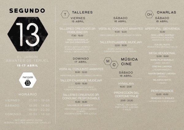 segundo 13 mercado del 13 en Teruel Fundación Amantes de Teruel agenda